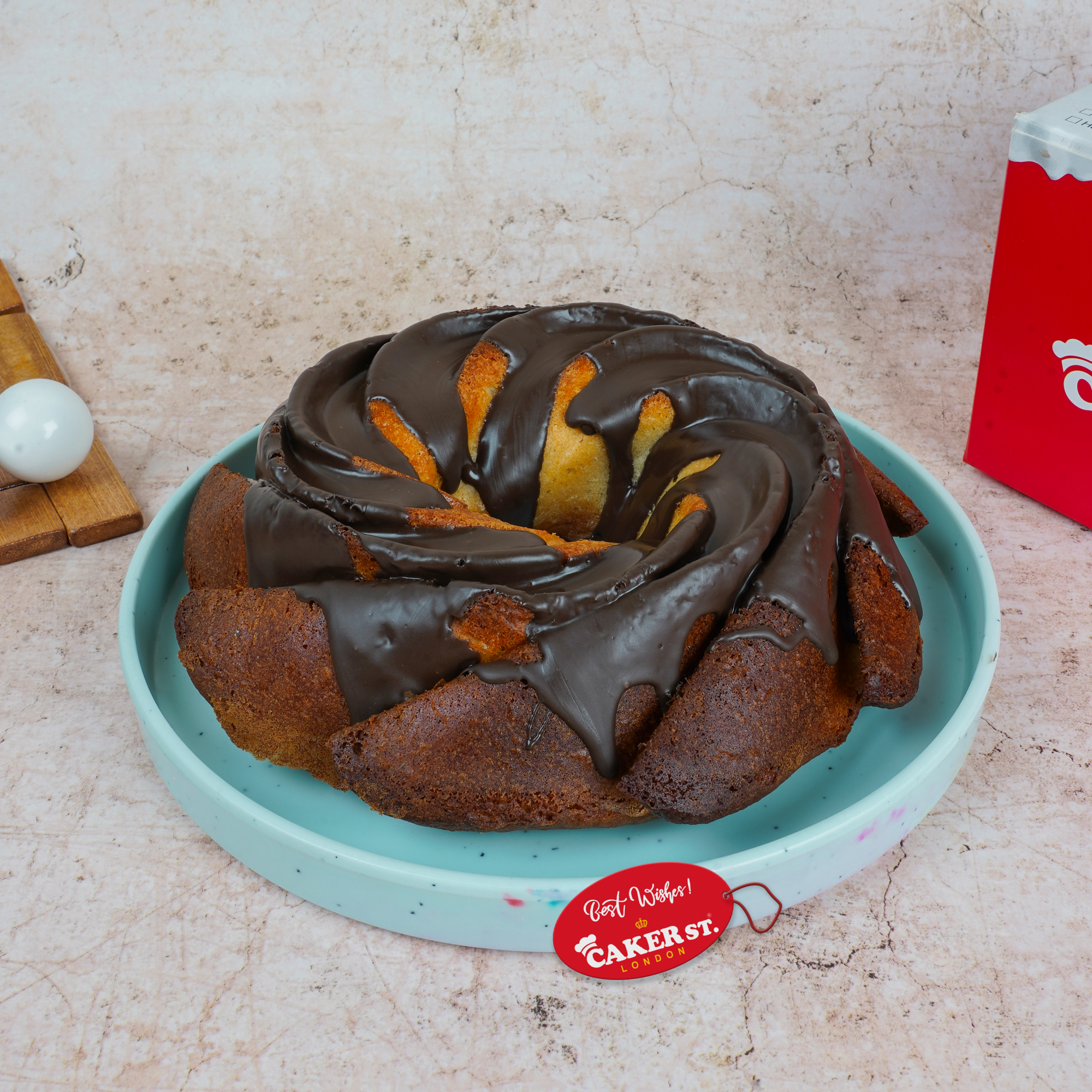 Classic Vanilla Ganache Bundt Cake