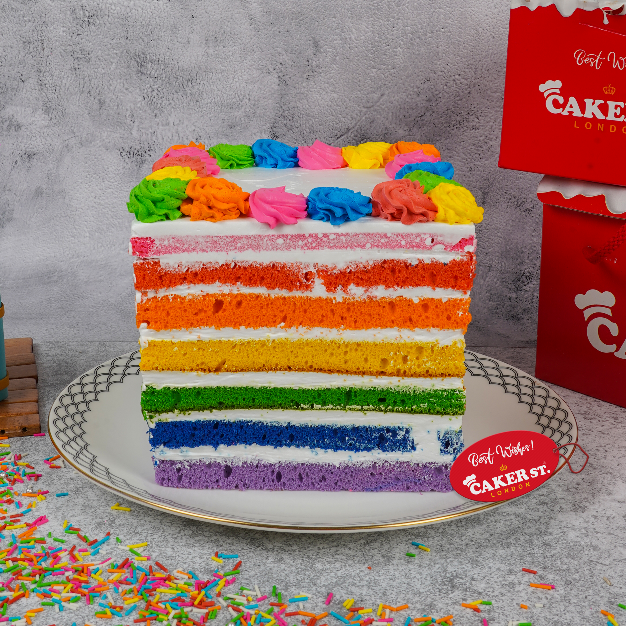 Color Burst Cake