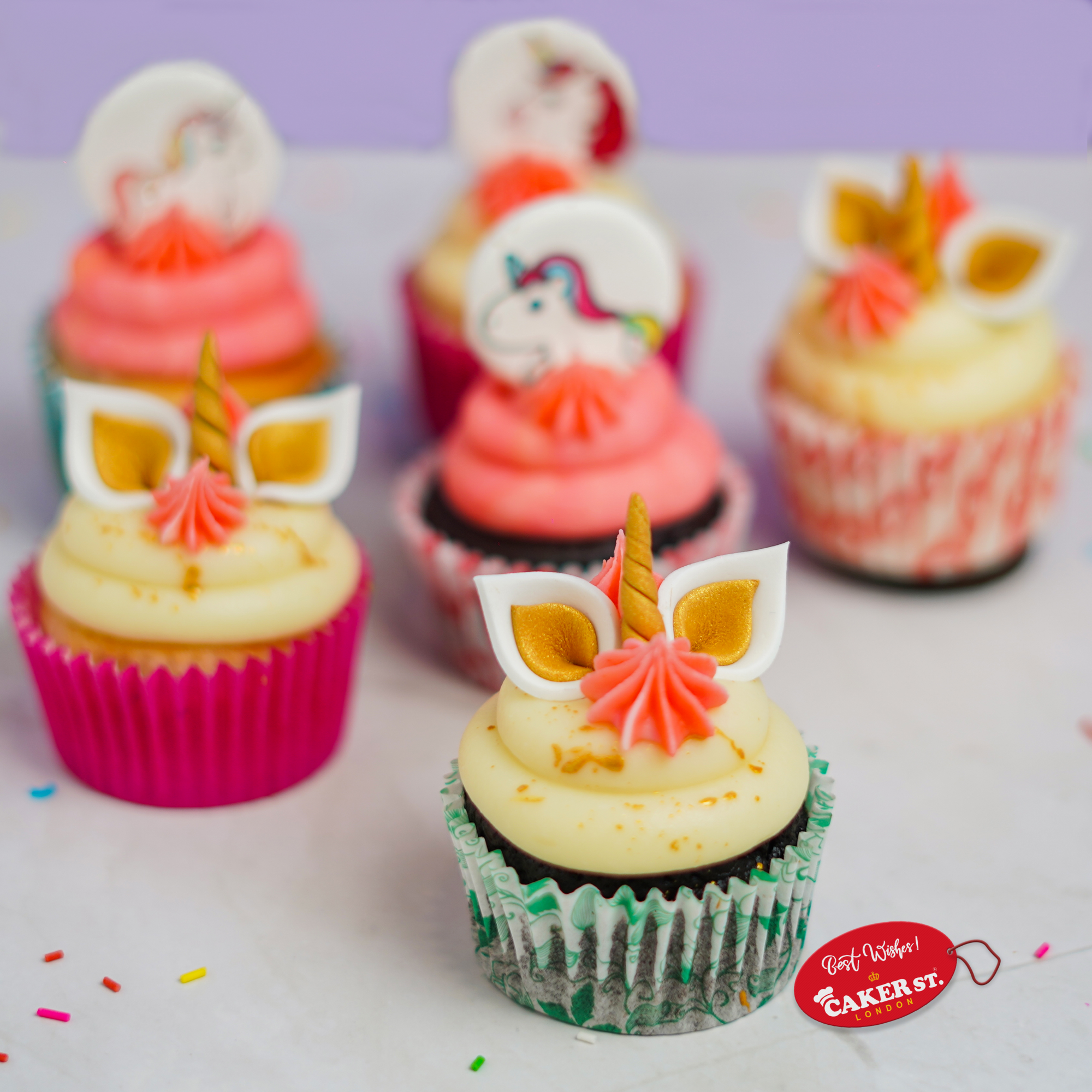 Colorful Unicorn Bliss Cupcakes