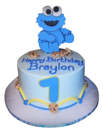 Cookie Monster Cake