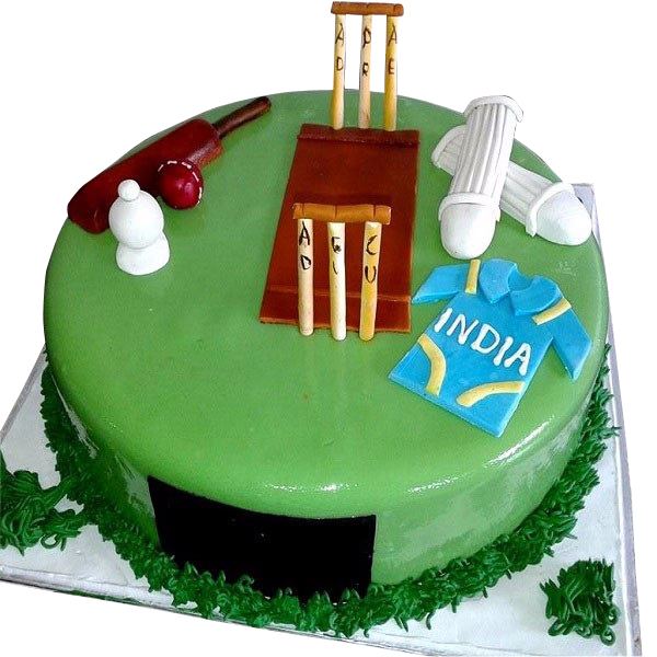 Order Cricket Birthday Cake in Gurgaon | Handmade and Freshly Baked