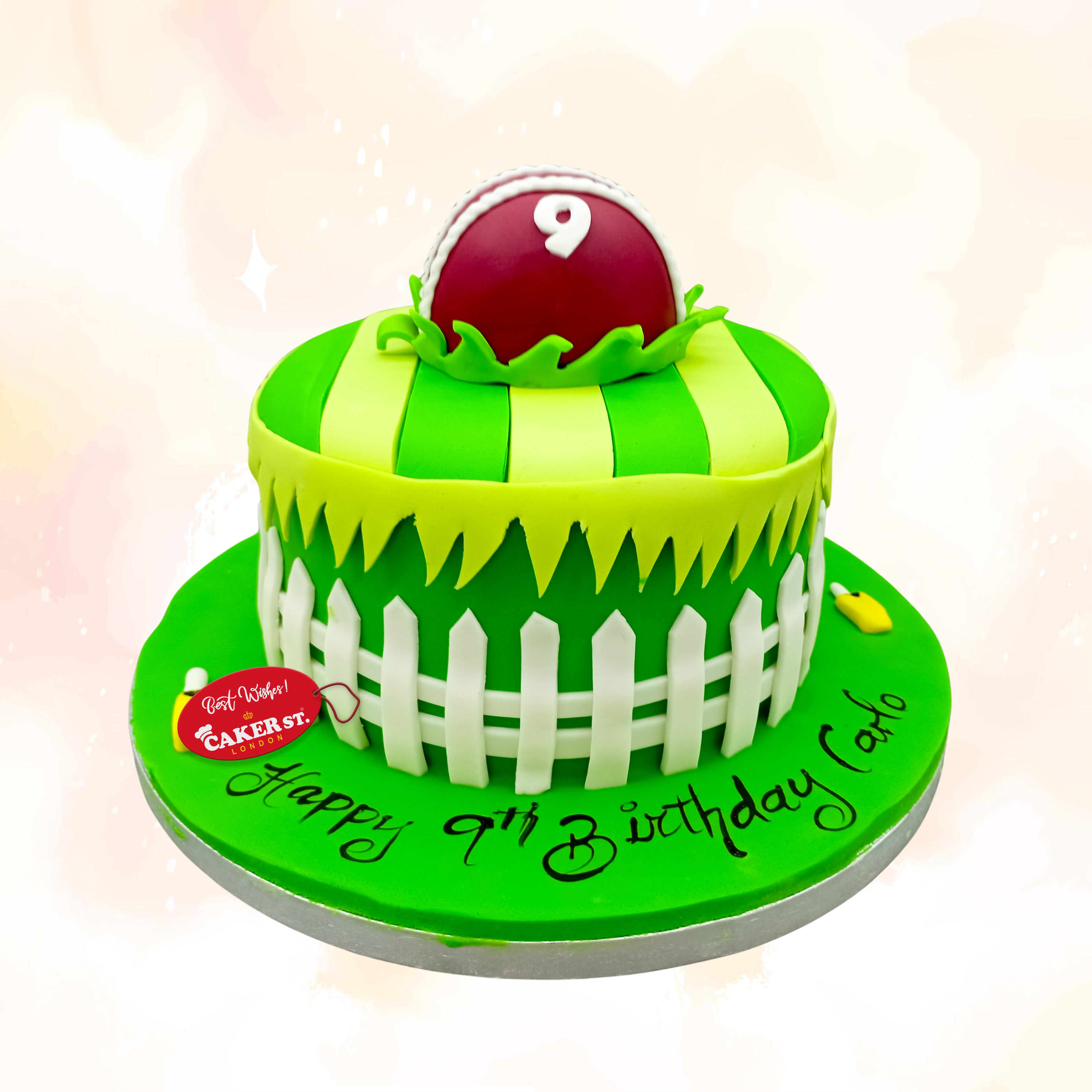 Cricket birthday Cake For Boys