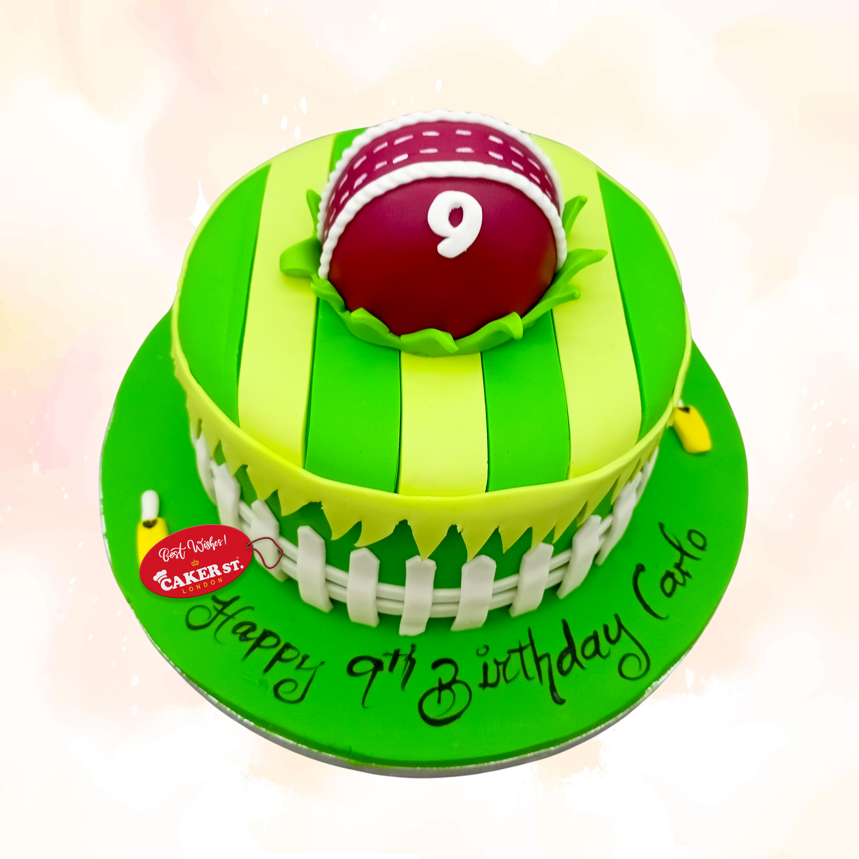 Cricket birthday Cake For Boys