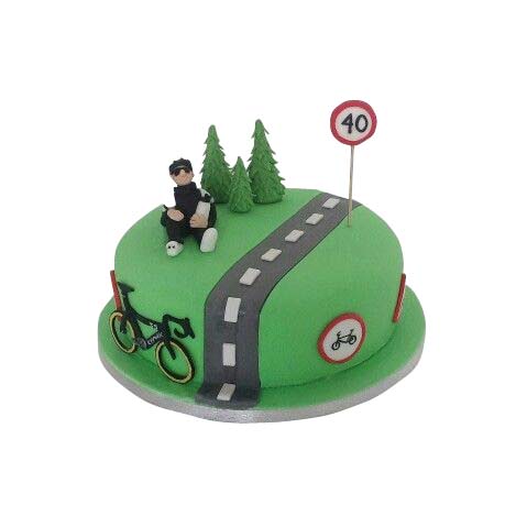 DIY Dirt Bike Birthday Cake - 3 Little Greenwoods
