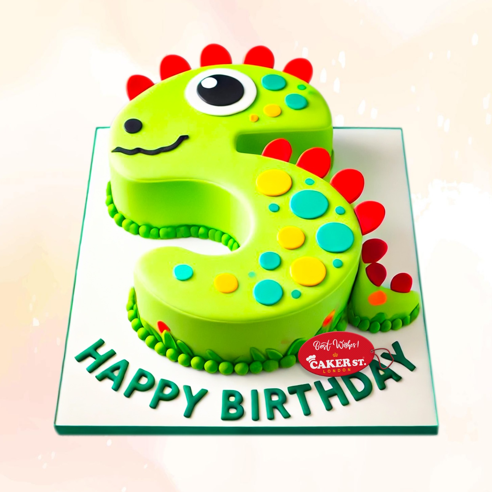 Dino 5th Birthday Cake For Boys