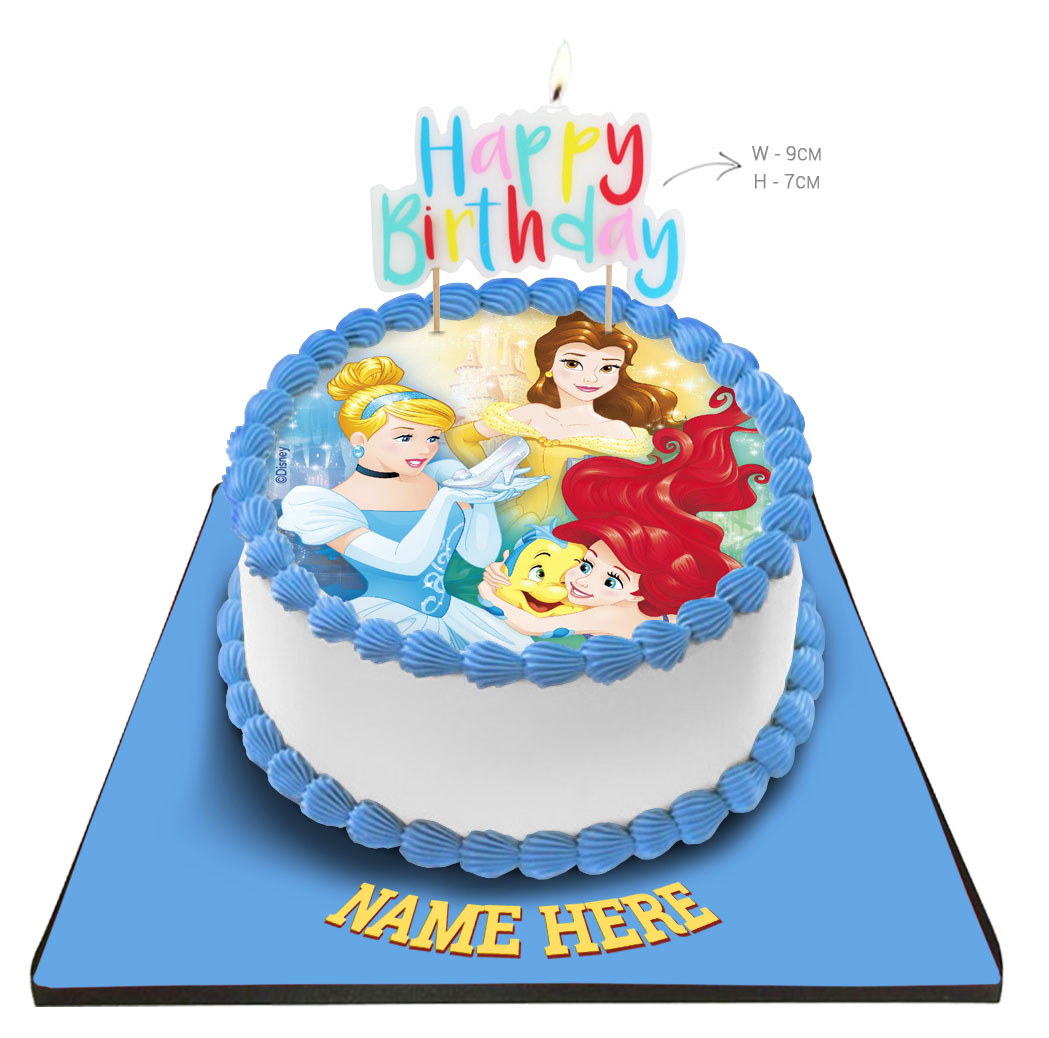 Disney Princess Edible Image Cake Topper Personalized Birthday Sheet D -  PartyCreationz