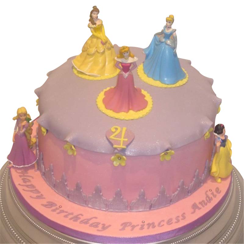 Disney Princess Designer Cake- Order Online Disney Princess Designer Cake @  Flavoursguru