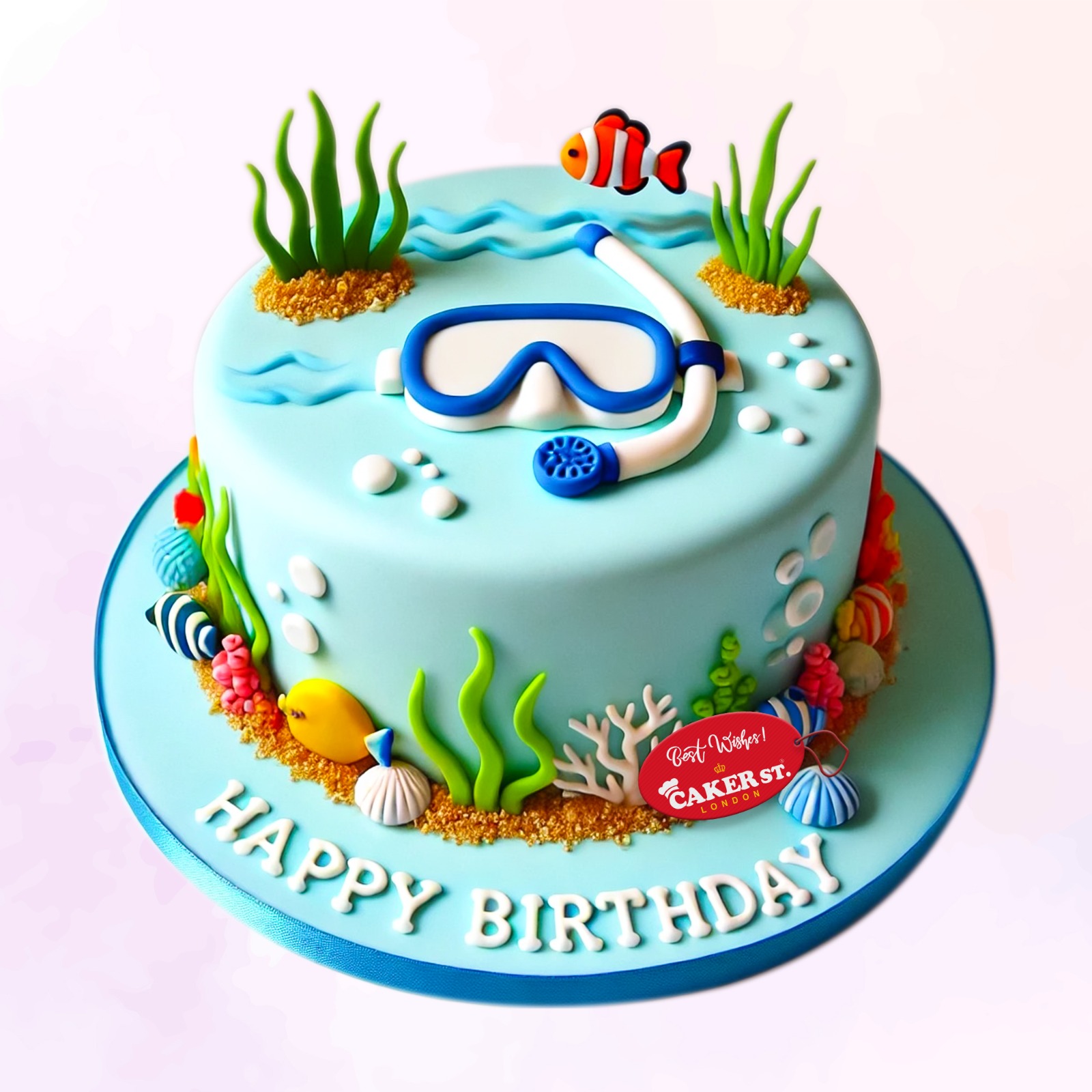 Diving Birthday Cake 