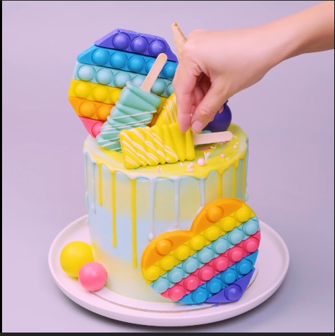 The Rainbow Mood - DIY Cake