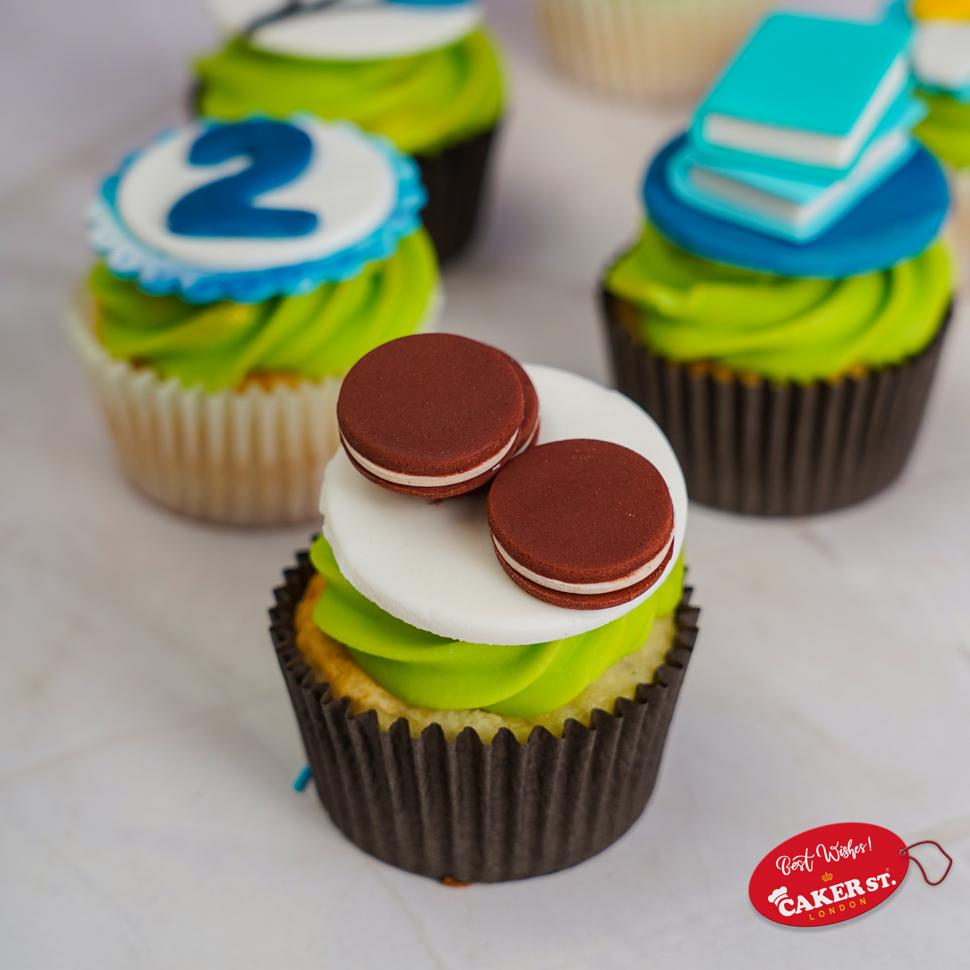 Doraemon Blue Bliss Cupcakes