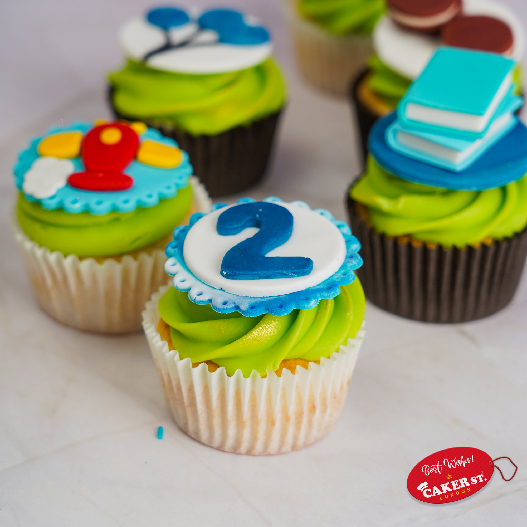 Doraemon Blue Bliss Cupcakes