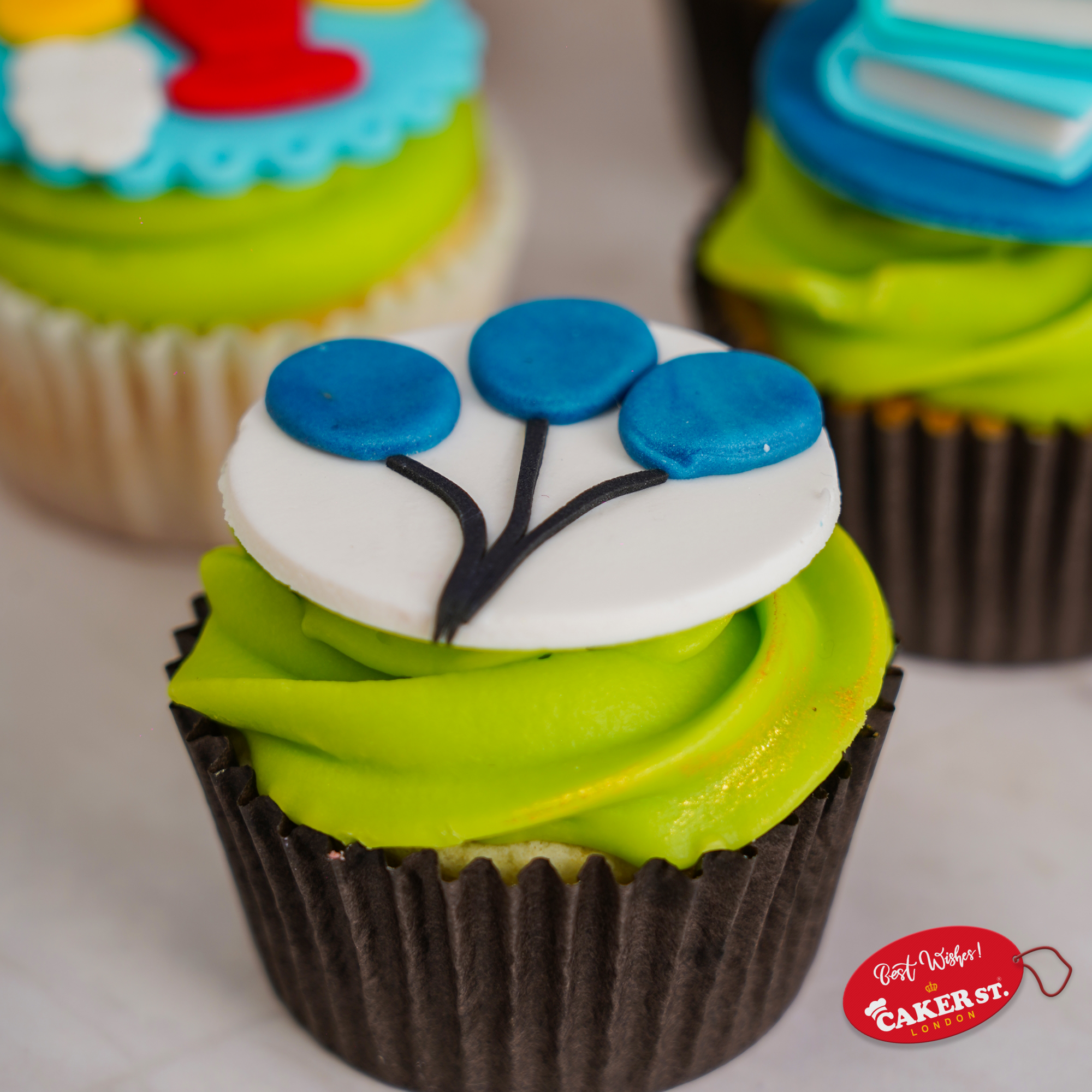 Doraemon Blue Bliss Cupcakes