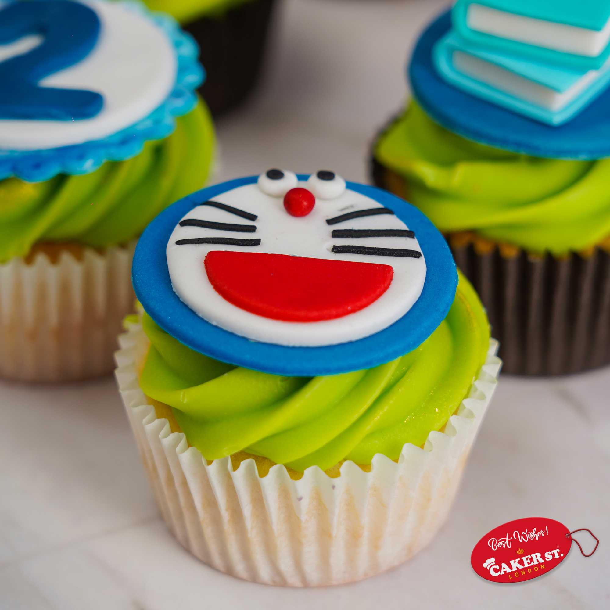 Doraemon Blue Bliss Cupcakes