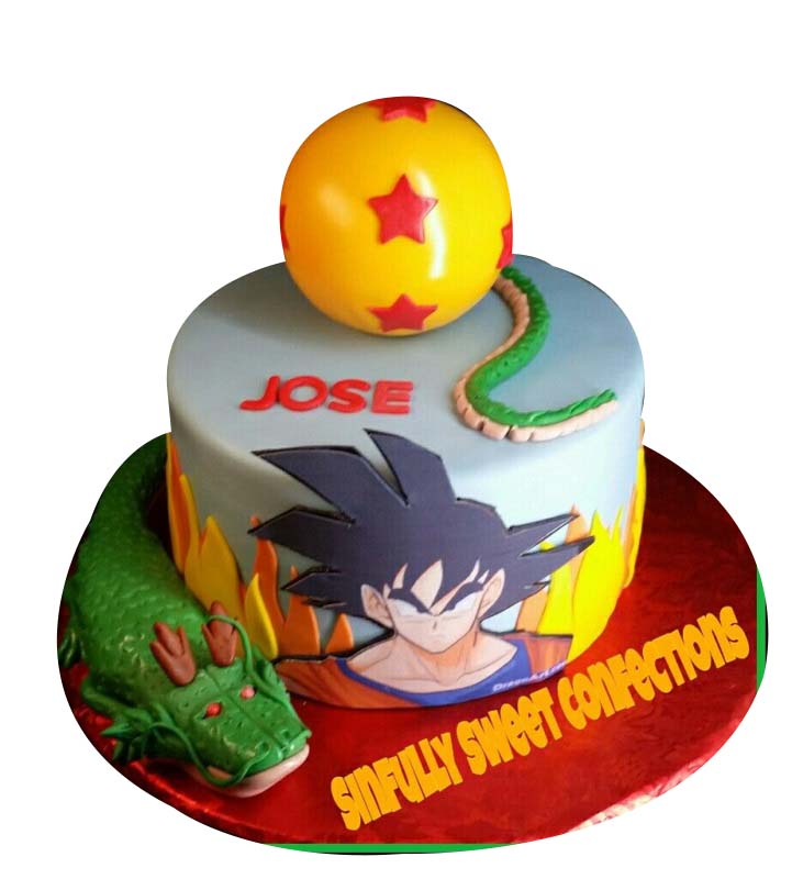 Dragon Ball Anime Cake, A Customize Anime cake