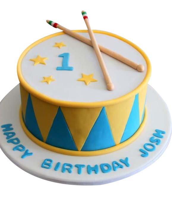 Drums cake - Cakebuzz