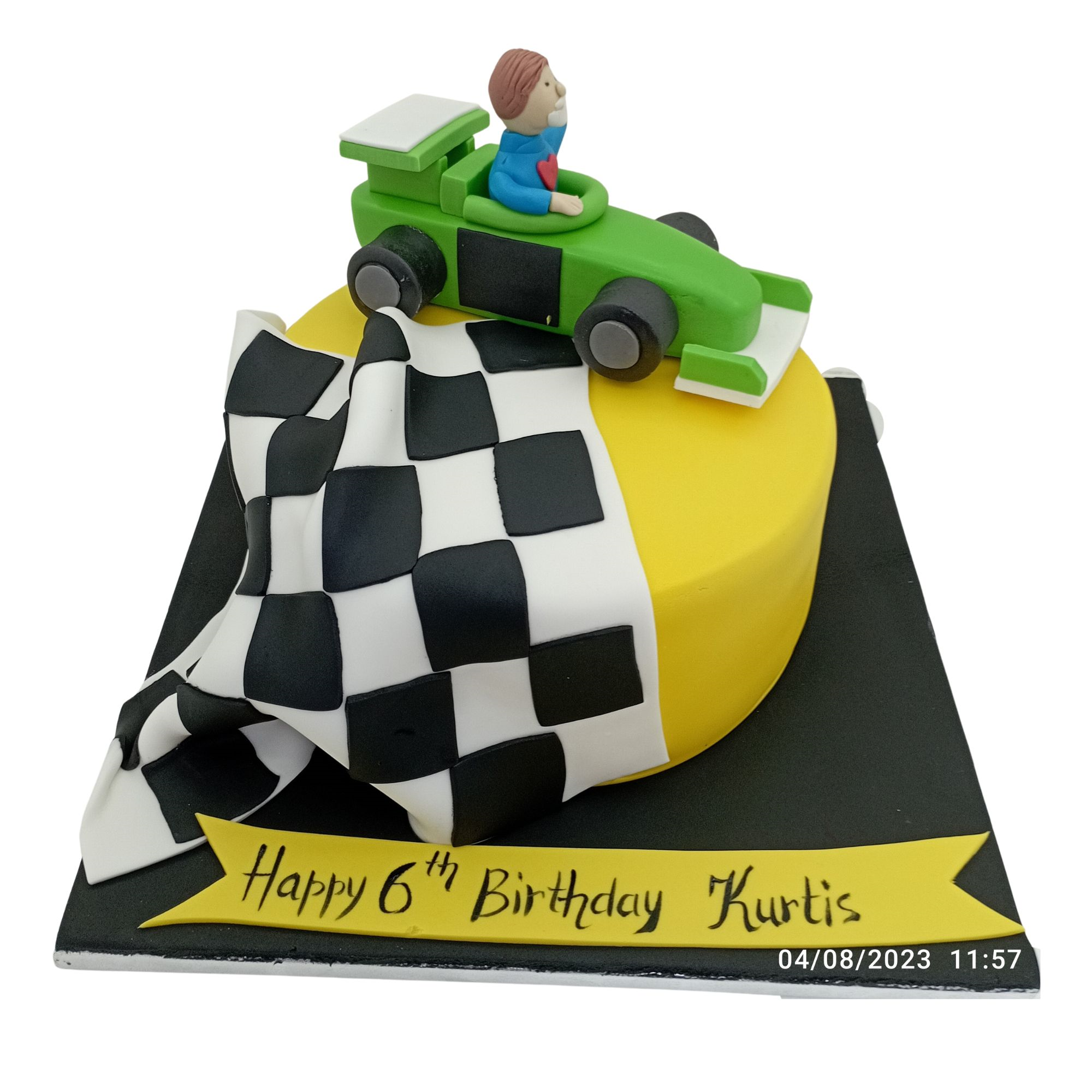 F1Car Birthday Cake