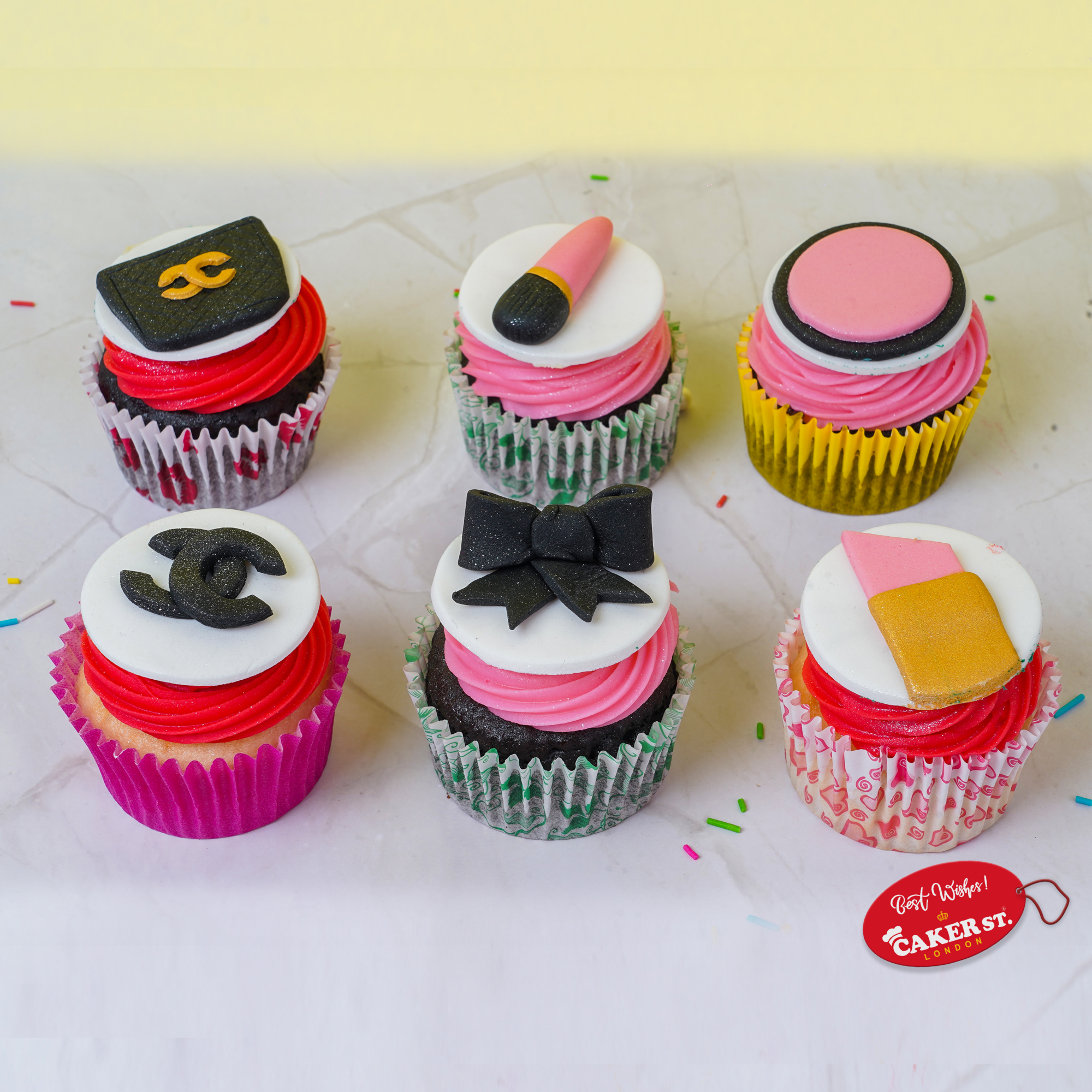 Fashion Girls Chanel Cupcakes