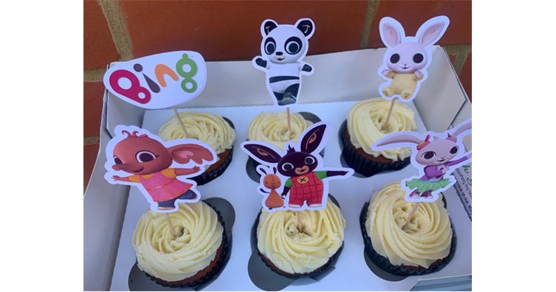 Buy 12PCS Cupcake Cake Topper BING BUNNY and Friends Birthday