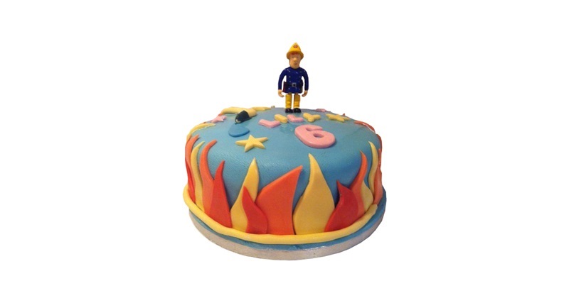Fireman Sam Birthday Cake - Kimboscakes