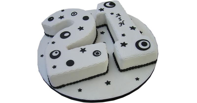 Birthday Number Age Cake #1