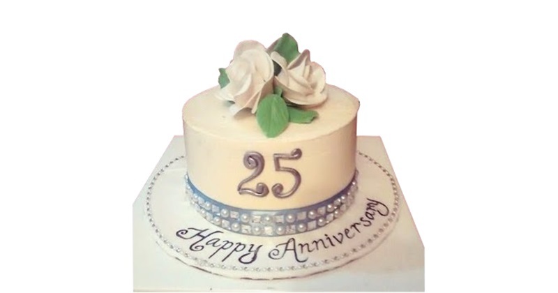 25th Anniversary Cake