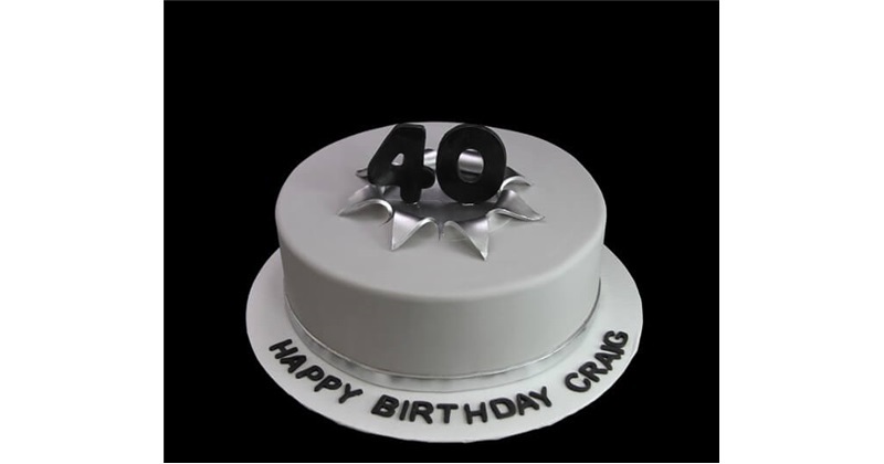 40th birthday cake