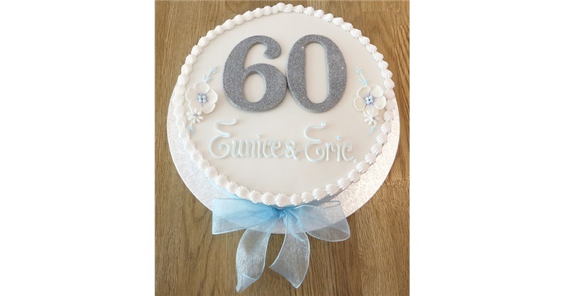 60th Birthday Cake 17881 