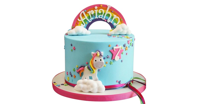 7th birthday Cake For Girls