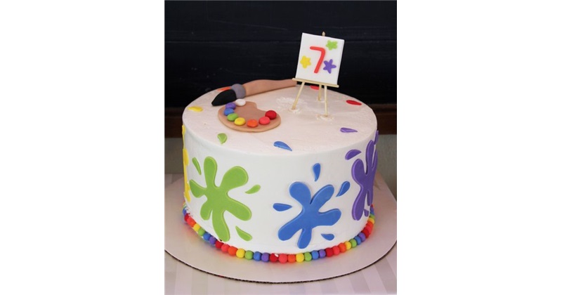 Birthday Clipart-birthday cake with candles cartoon style clip art