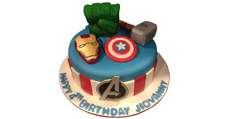 Avengers Birthday Cake for Kids