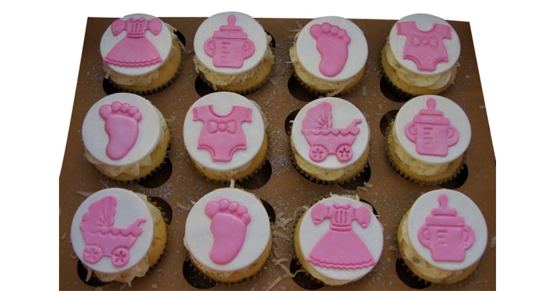 easy baby shower cupcakes girls