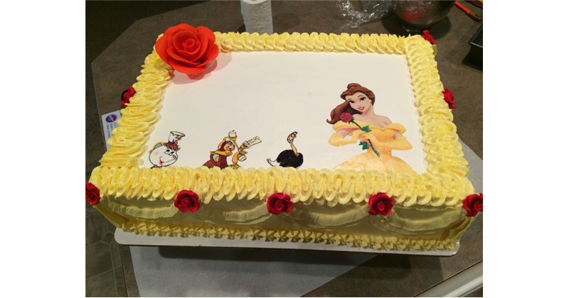 Beauty and the beast Cake