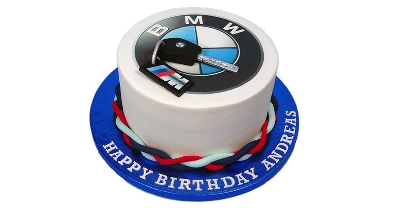 BMW car cake