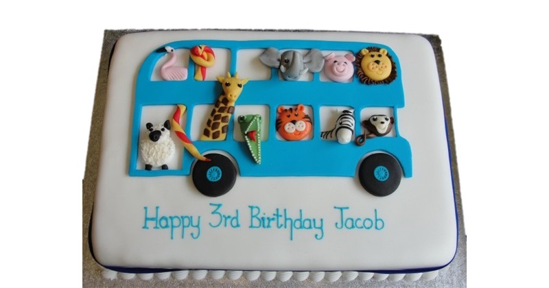 Blue bus cake for little Amy! Thanks... - The Ugly Cake Shop | Facebook