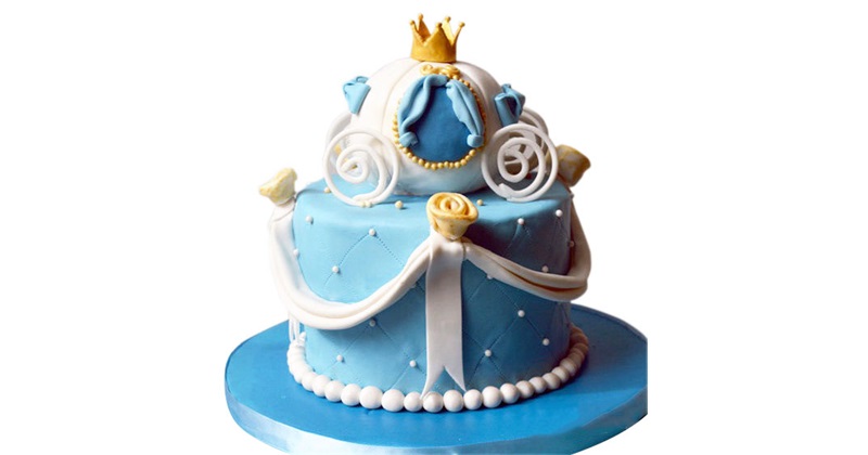 How To Make A Cinderella Carriage DIY Cake Decorating - YouTube