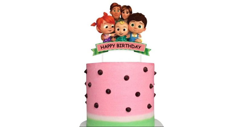 Coco Melon Birthday Cake