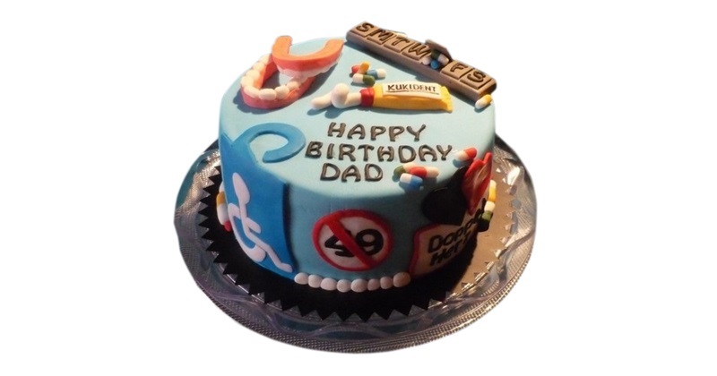 Happy Birthday Chocolate Cake For Dada