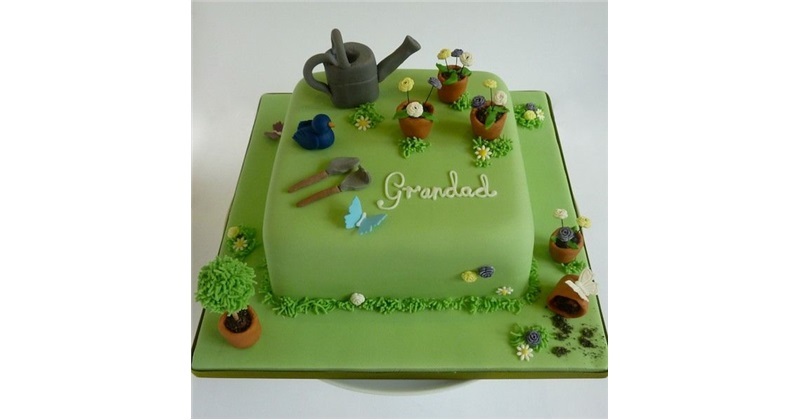 Ruth's Kitchen - 70th birthday cake with a gardening theme. | Facebook