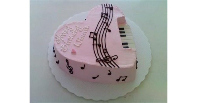 Notation Themed Cake for Music Lovers