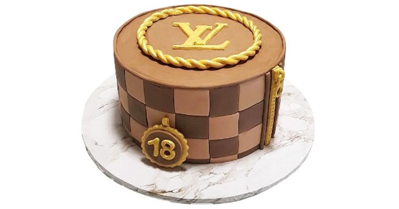 Louis Vuitton Gift Box Birthday Cake  30th 40th 50th Birthday Cakes  Best LV Birthday Cakes by EliteCakeDesigns Sydney
