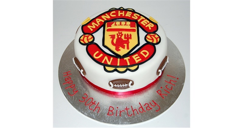 Manchester united Birthday cake - Sensational Cakes
