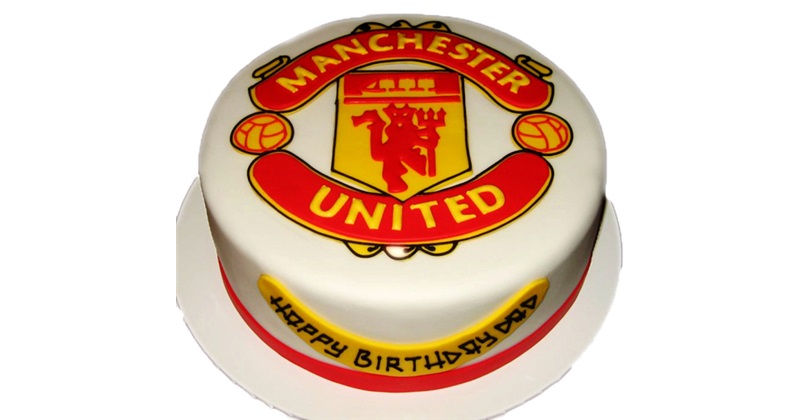 2 tier Manchester United cake | Thomas cakes, Cake, Soccer cake