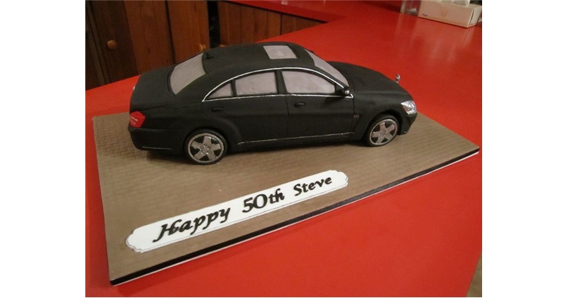 Mercedes Car Cake
