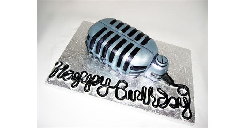 Microphone Cake #mic #microphone #cake #music #vanilla #sp… | Flickr
