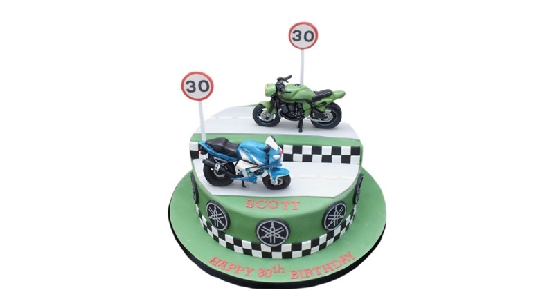 Motor Bike Cake | Bike cakes, Motorbike cake, Cake