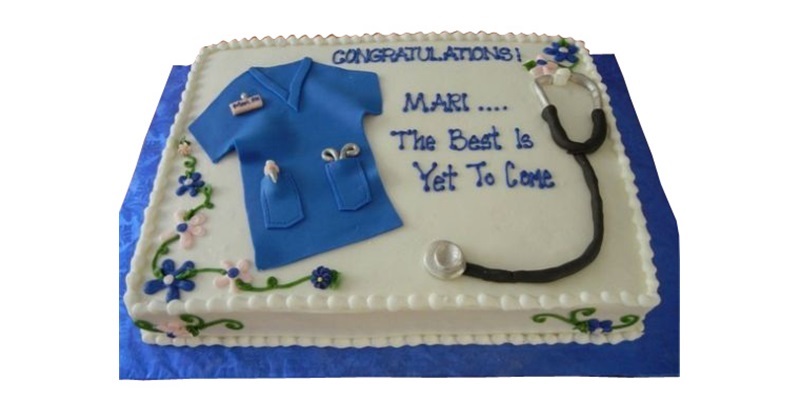 Student Nurse Novelty Birthday Cake | Susie's Cakes