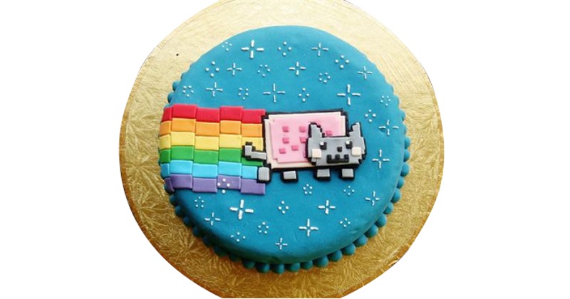 Nyan Cat Cake