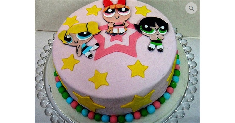 power puff girls cake