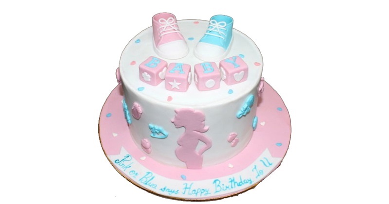 Pregnant Lady Cake | Design came from shower invitation | Lecake | Flickr