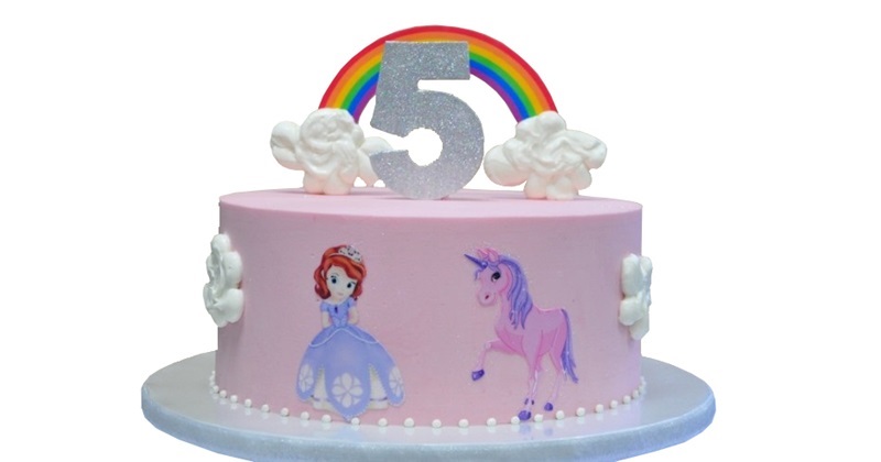 Rainbow Unicorn Cake for Kids